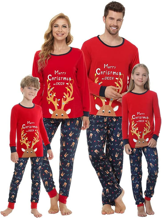 Family Matching Christmas Pyjamas Set 