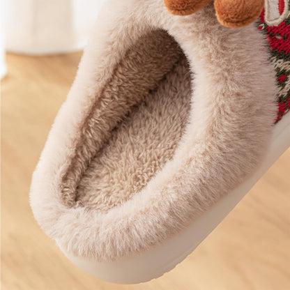 Christmas Fluffy, Warm and Cozy Slippers for Women and Men 