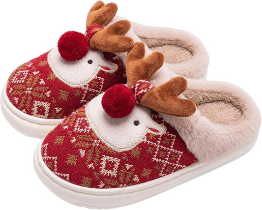 Christmas Fluffy, Warm and Cozy Slippers for Women and Men 