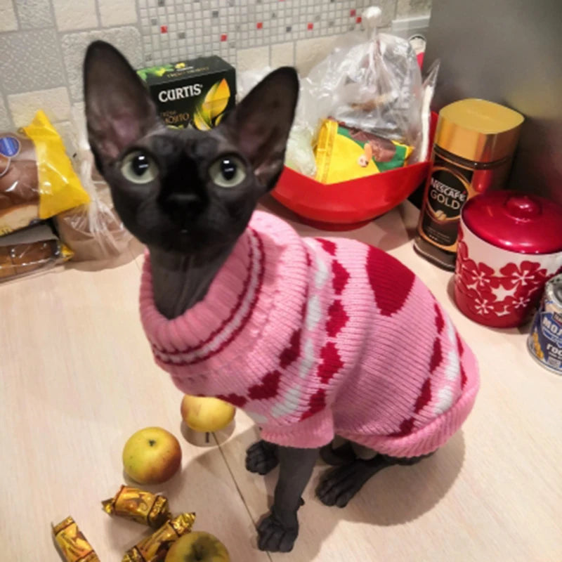 Christmas Cat Sweater 