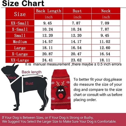 Christmas Comfortable Sweater for Dogs